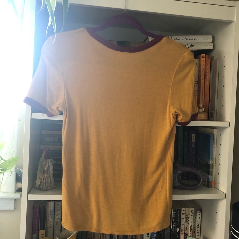 ❌DONATED❌Peace Out ✌️ Ringer Tee - Picture 4 of 6